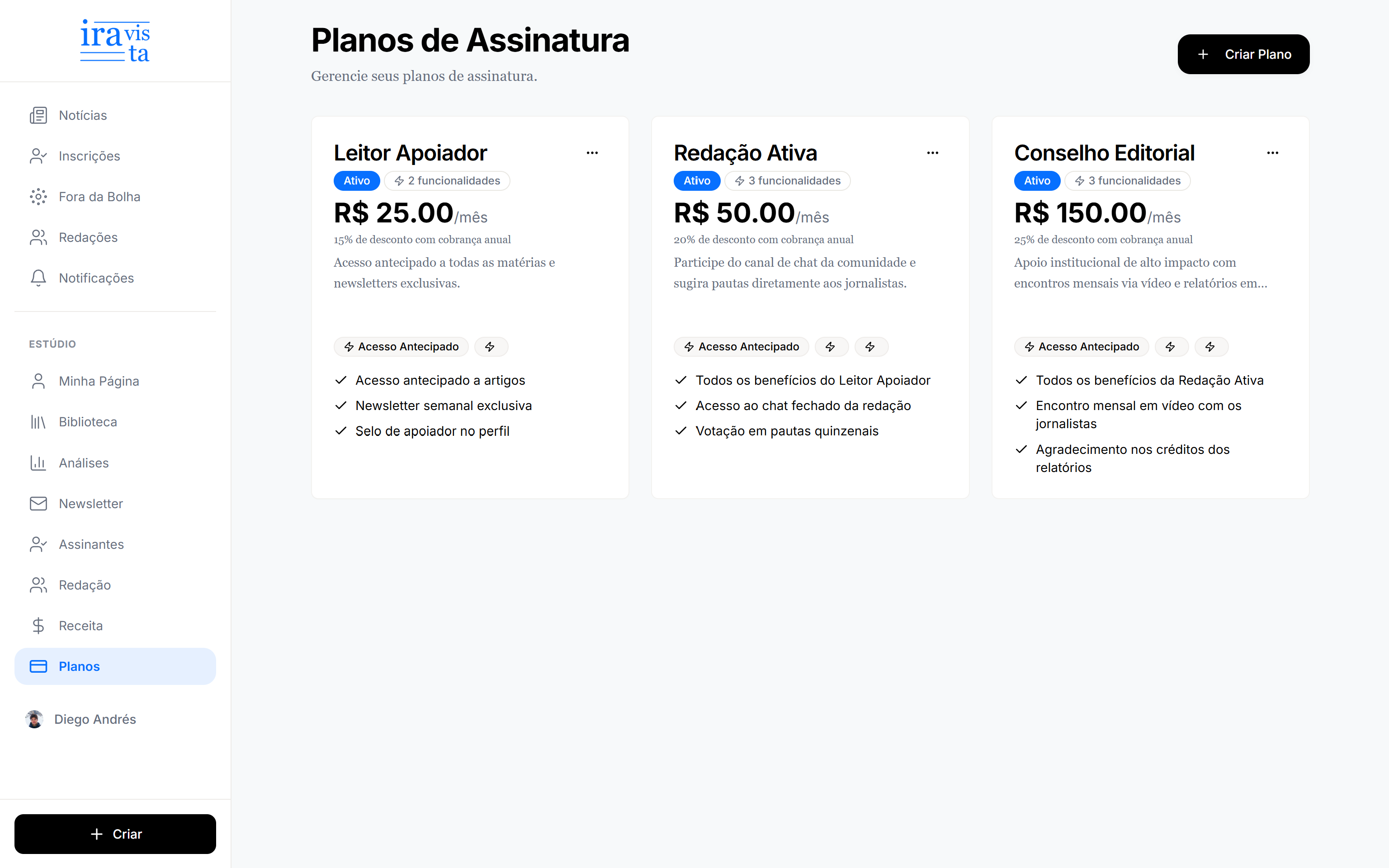 Apoie o jornalismo independente