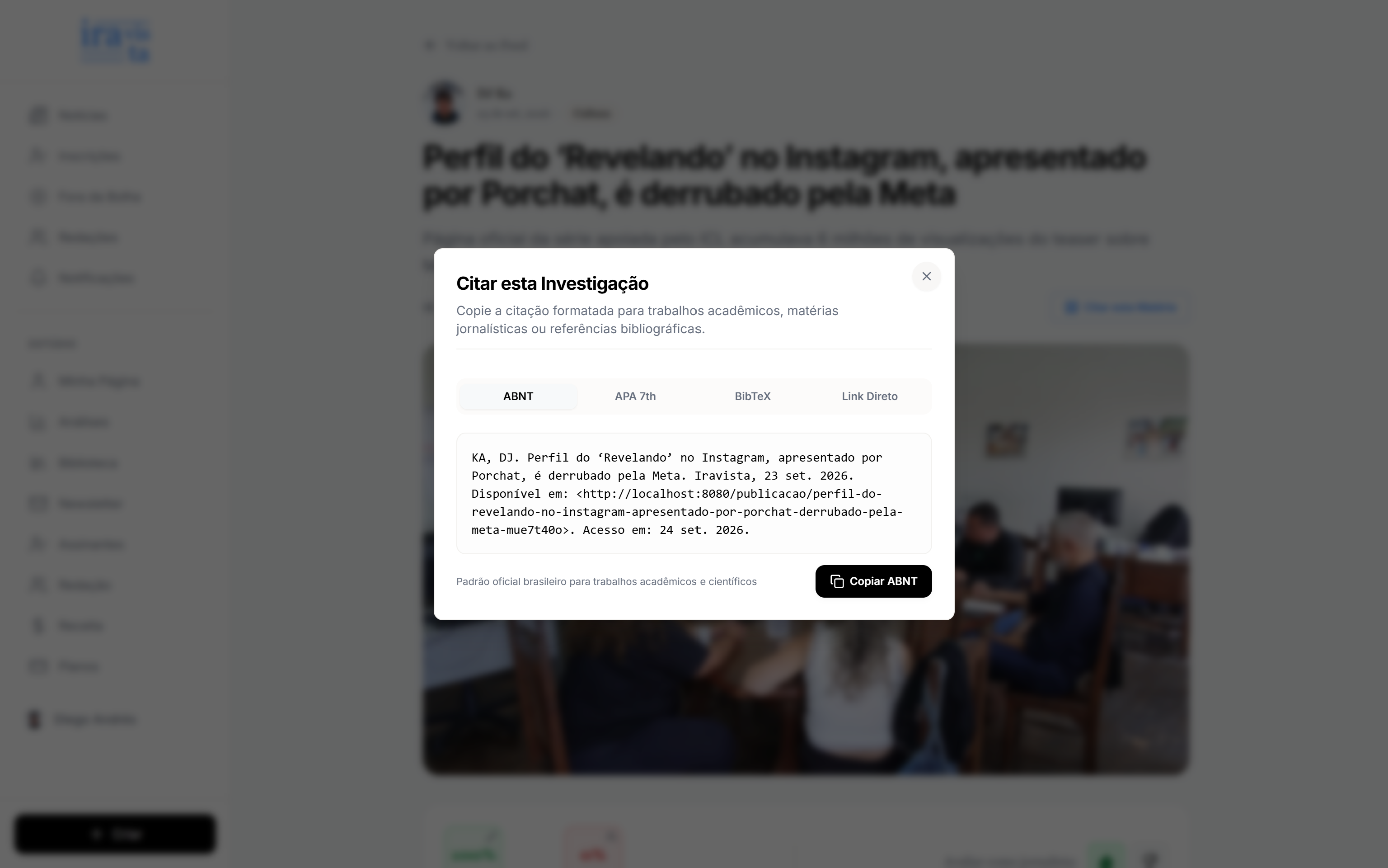Máxima Descoberta e Citação na Web