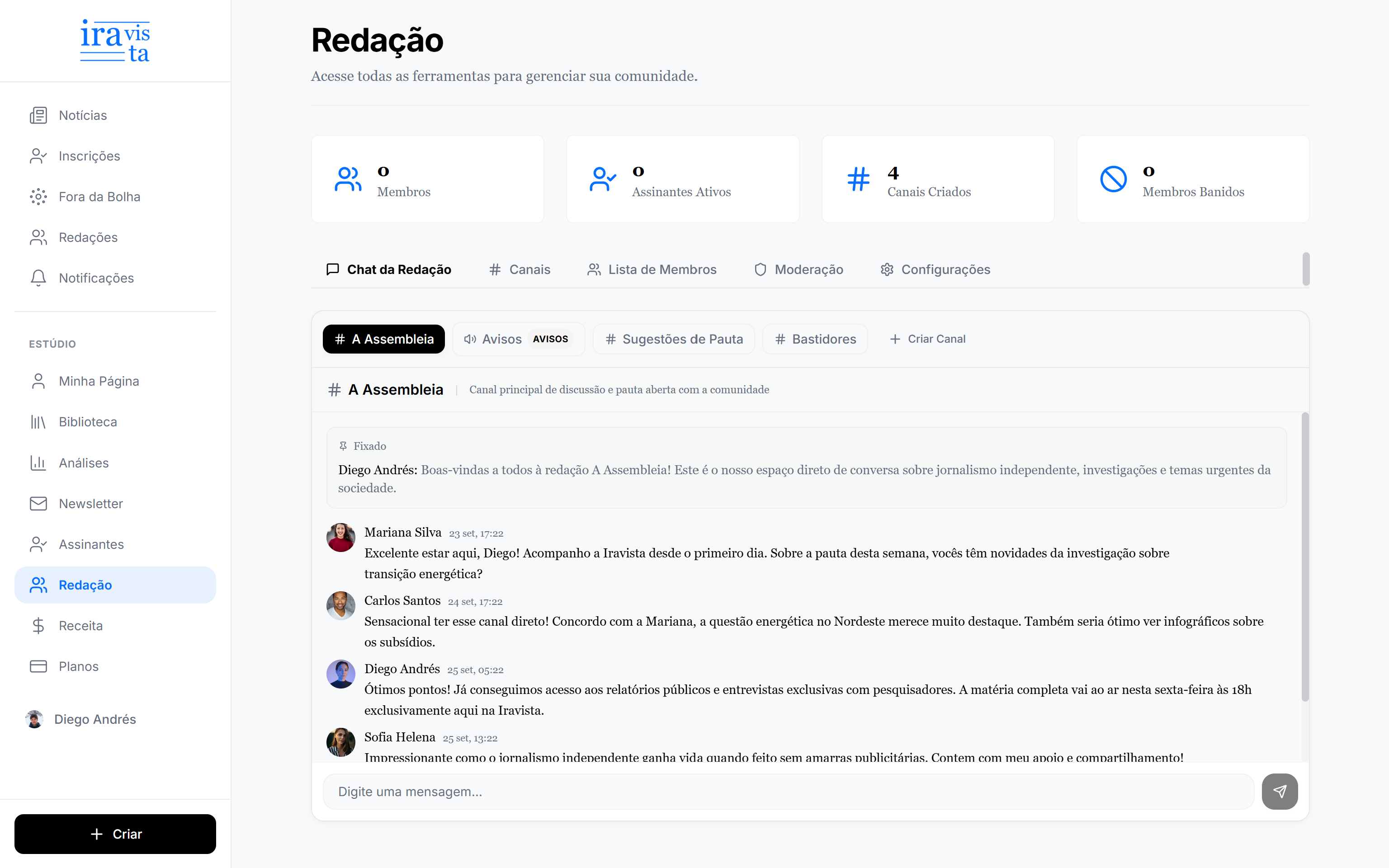 Comunidades com ferramentas completas