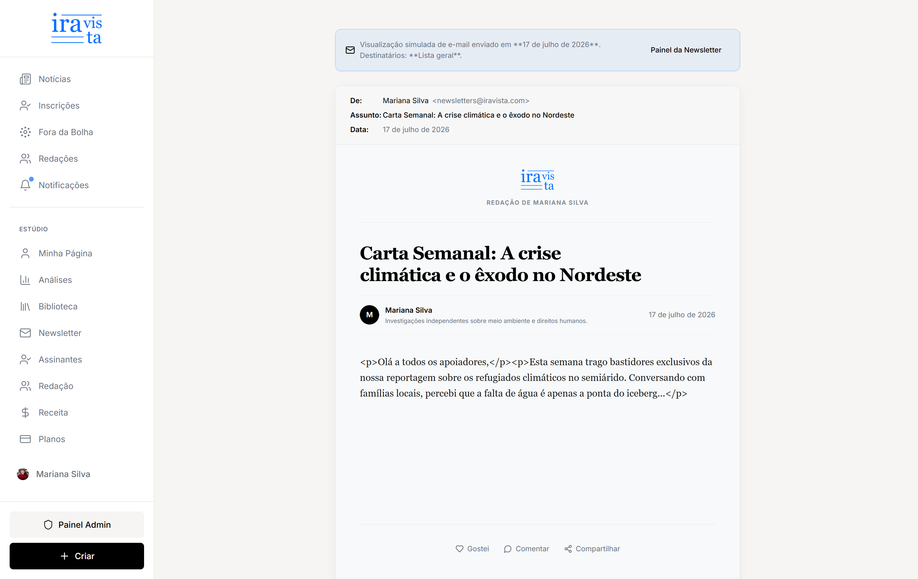Newsletter Preview