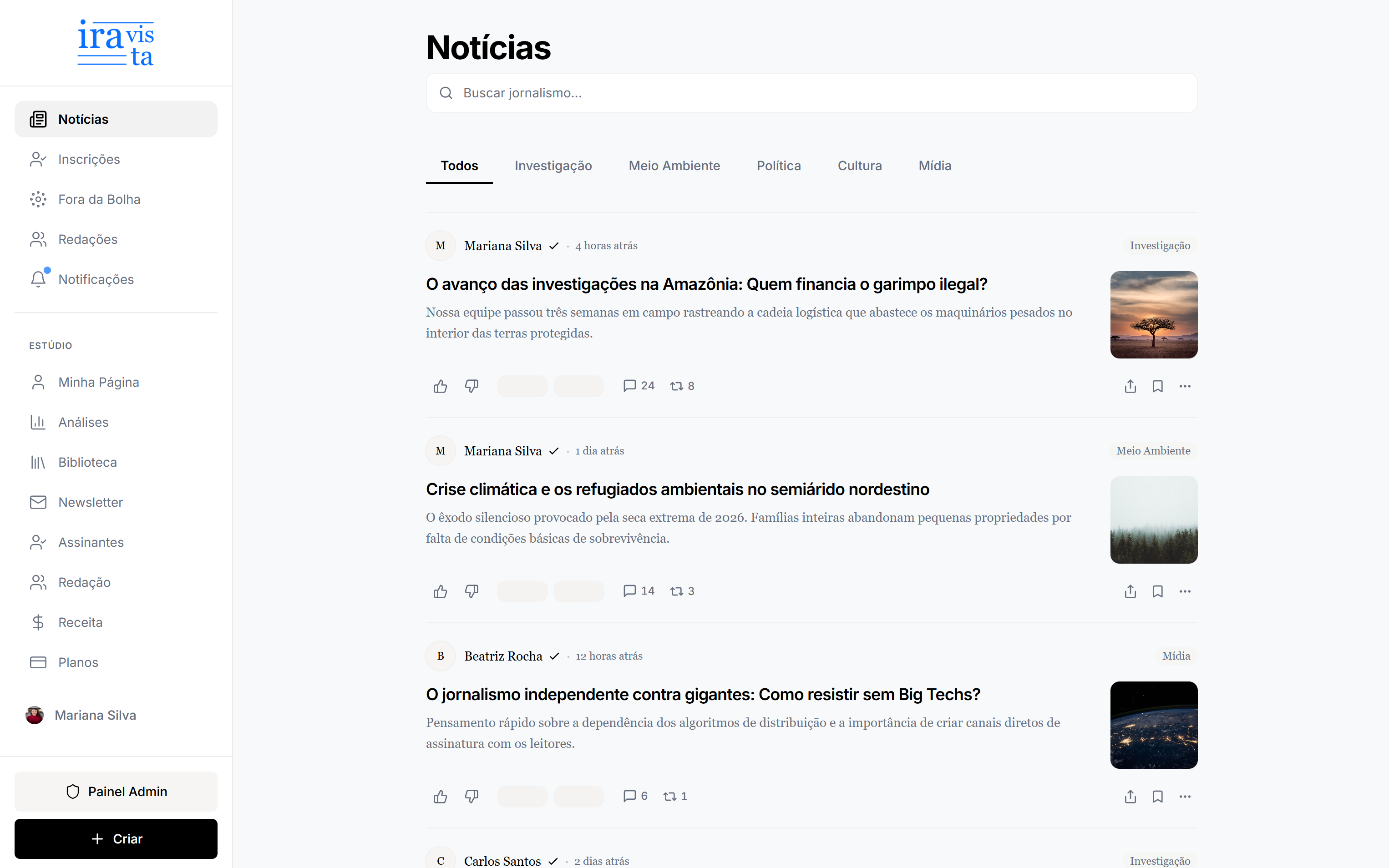 Notícias Feed